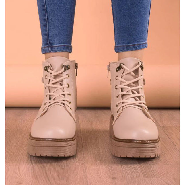 Botas Mujer Itagua  - Beige