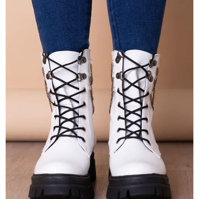 Botas Mujer Kansas - Blanco