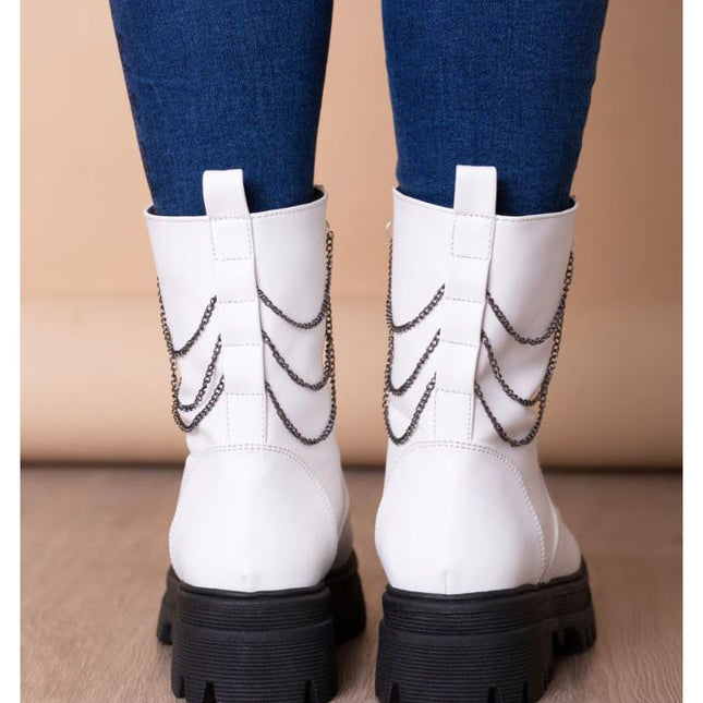 Botas Mujer Kansas - Blanco