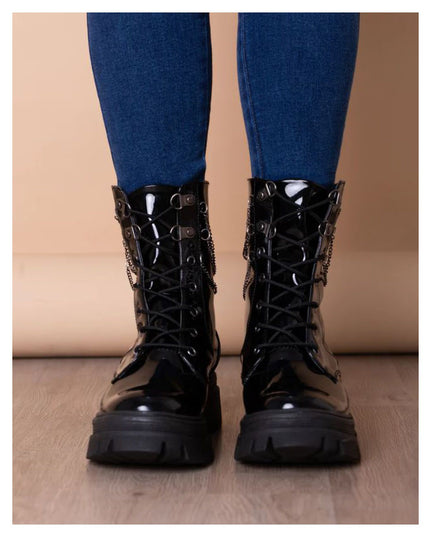 Botas Kansas - Negro Charol