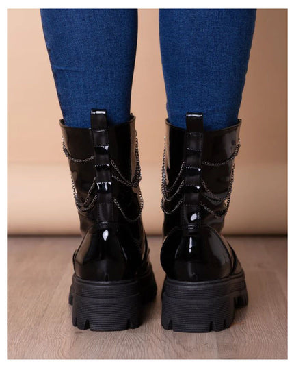 Botas Kansas - Negro Charol