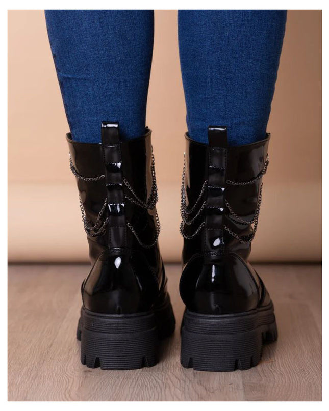 Botas Kansas - Negro Charol