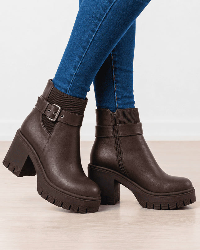 Botas Mujer Lar - Marrón