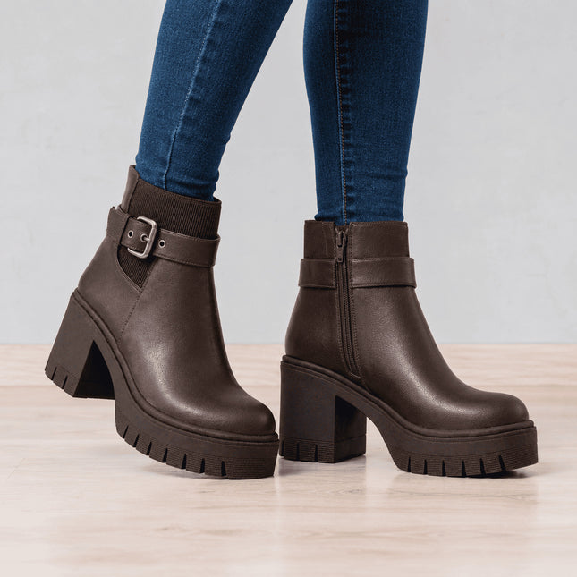 Botas Mujer Lar - Marrón