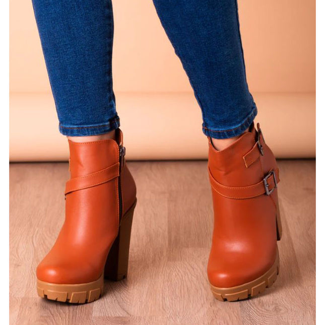 Botas Mujer Lovech - Camel