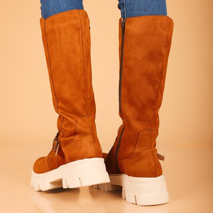 Botas Mujer Modansa - Camel
