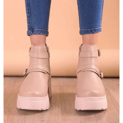 Botas Mujer Naha - Hueso
