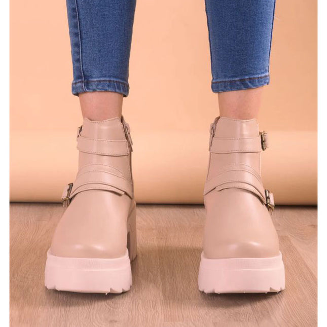 Botas Mujer Naha - Hueso