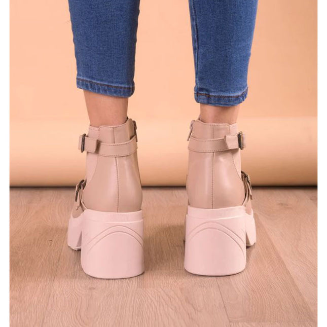 Botas Mujer Naha - Hueso