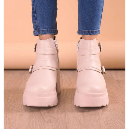 Botas Mujer Naha - Nude