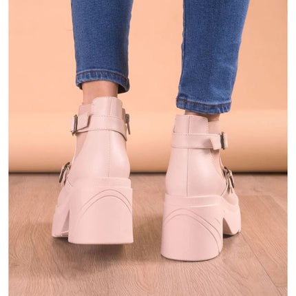 Botas Mujer Naha - Nude
