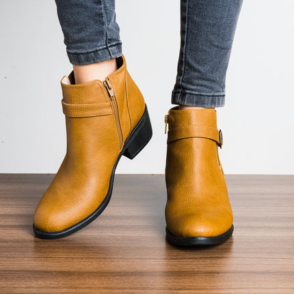 Botines Mujer Nara - Camel