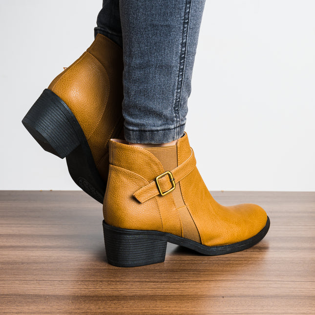 Botines Mujer Nara - Camel