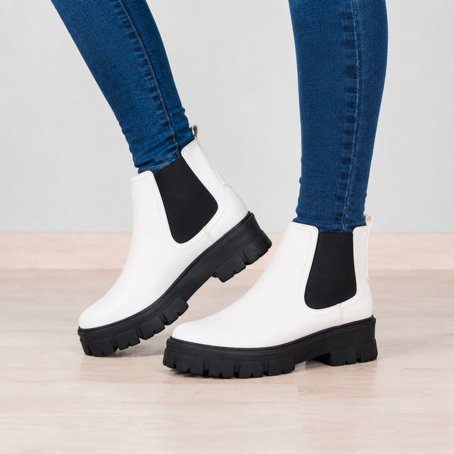 Botas Mujer Oruro - Blanco