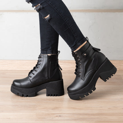 Botas Mujer Phayl - Negro