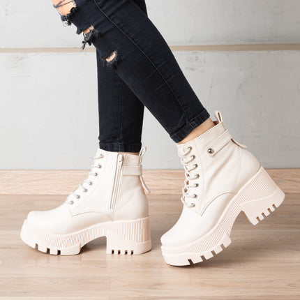 Botas Mujer Phayl - Nude