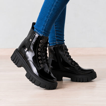 Botas Mujer Pirayu - Negro Charol