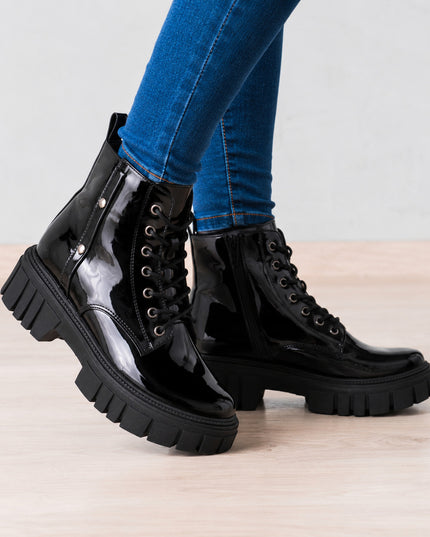 Botas Mujer Pirayu - Negro Charol