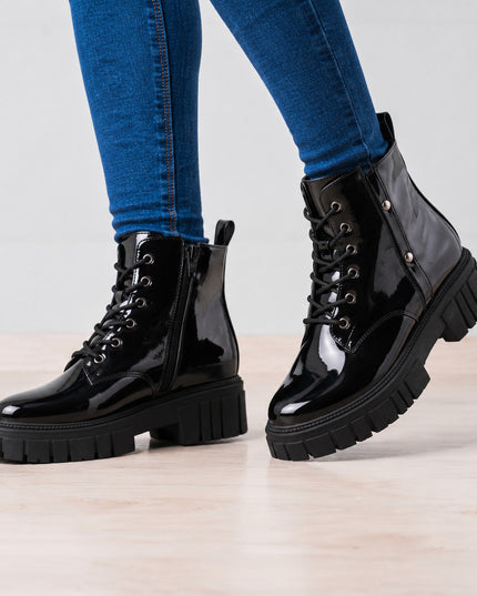 Botas Mujer Pirayu - Negro Charol