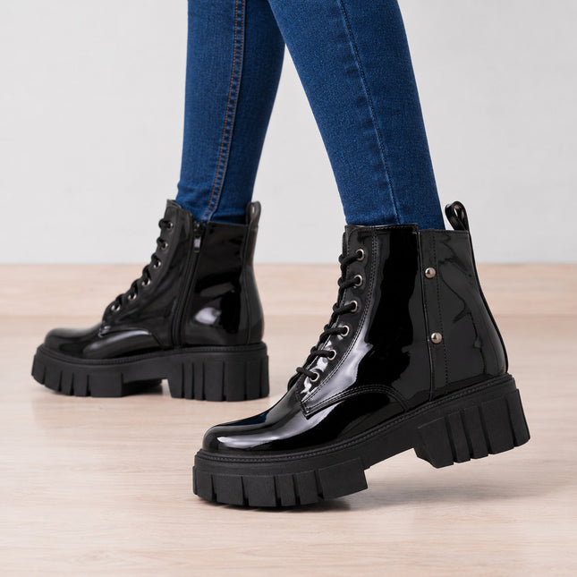 Botas Mujer Pirayu - Negro Charol