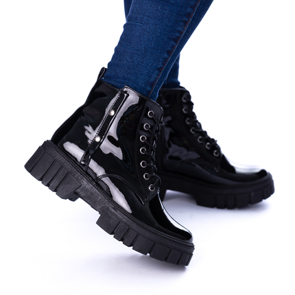 Botas Mujer Pirayu - Negro Charol