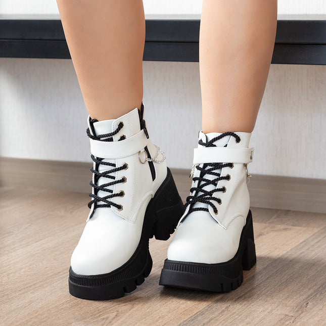 Botas Mujer Potaxie - Blanco
