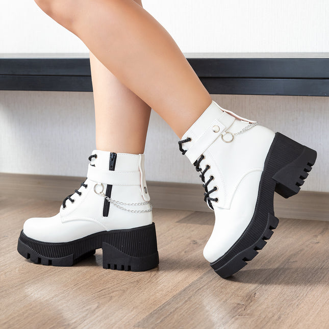 Botas Mujer Potaxie - Blanco