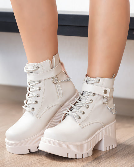 Botas Mujer Potaxie - Nude