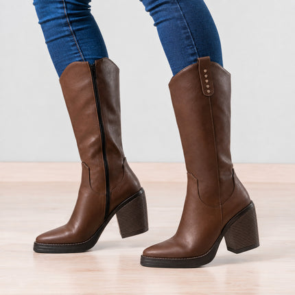 Botas Mujer Prafiro - Marron