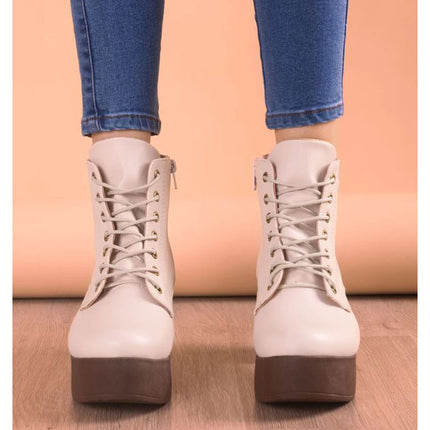 Botas Mujer Razgrad - Hueso
