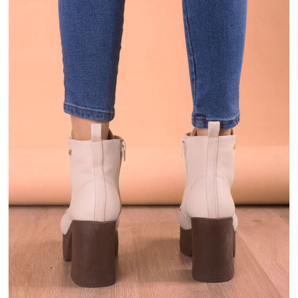 Botas Mujer Razgrad - Hueso