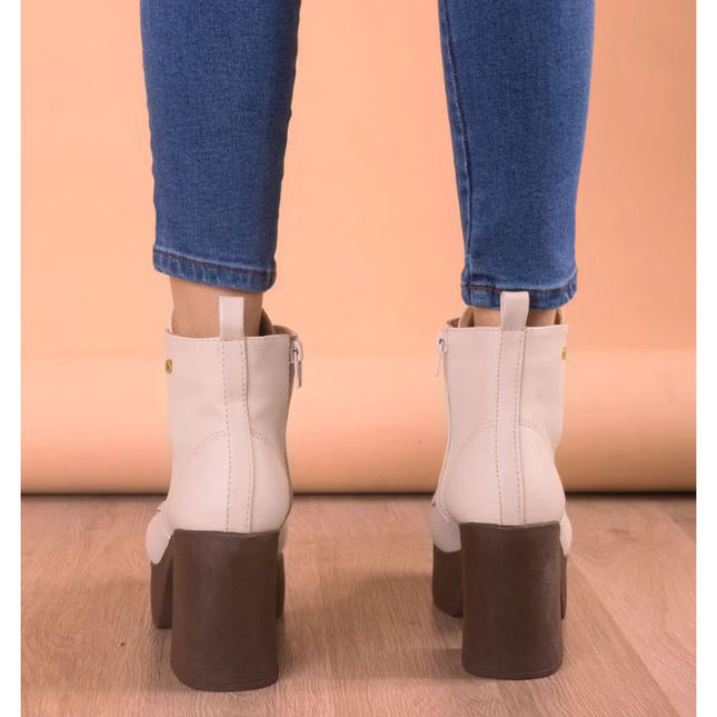Botas Mujer Razgrad - Hueso