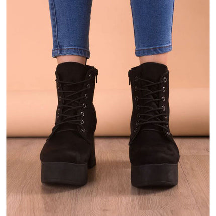 Botas Mujer Razgrad - Negro Gamuza