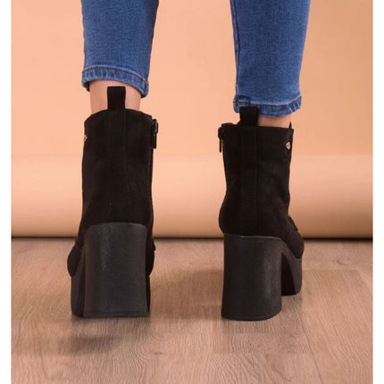 Botas Mujer Razgrad - Negro Gamuza