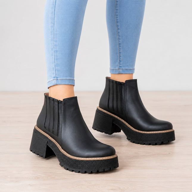 Botas Mujer Riga - Negro