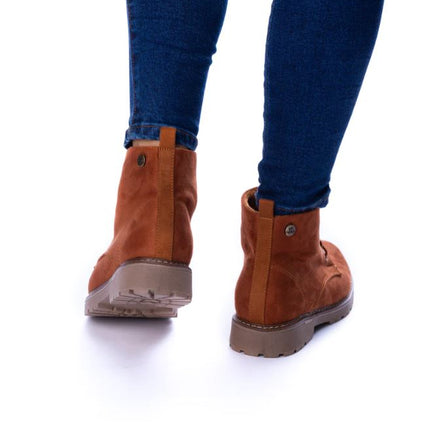 Botas Mujer Roque - Camel Gamuza