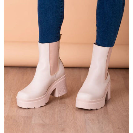 Botas Mujer Ruse - Nude