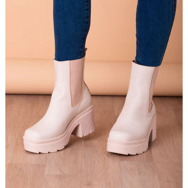 Botas Mujer Ruse - Nude