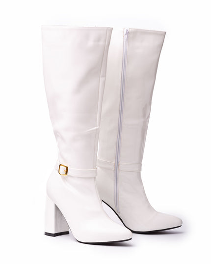 Botas Samalut - Blanco Charol
