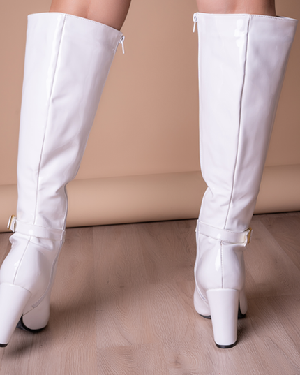 Botas Samalut - Blanco Charol