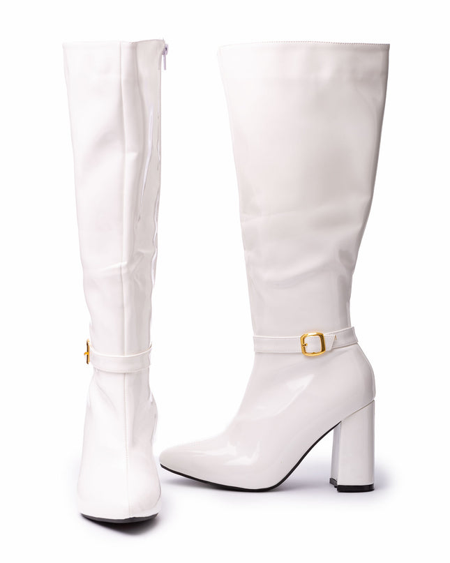Botas Samalut - Blanco Charol