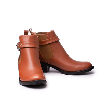 Botines Mujer Sapporo - Camel