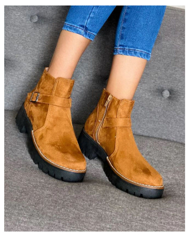 Botas Side - Camel