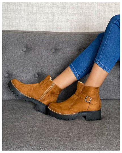 Botas Side - Camel