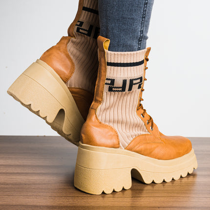 Botas Mujer Tamow - Camel
