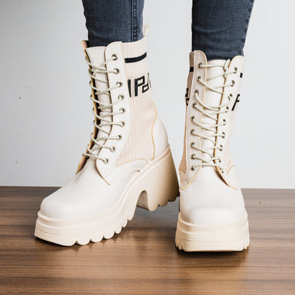 Botas Mujer Tamow - Nude