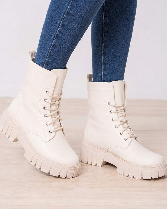 Botas Mujer Tavai  - Nude