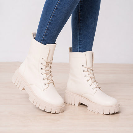 Botas Mujer Texana  - Nude