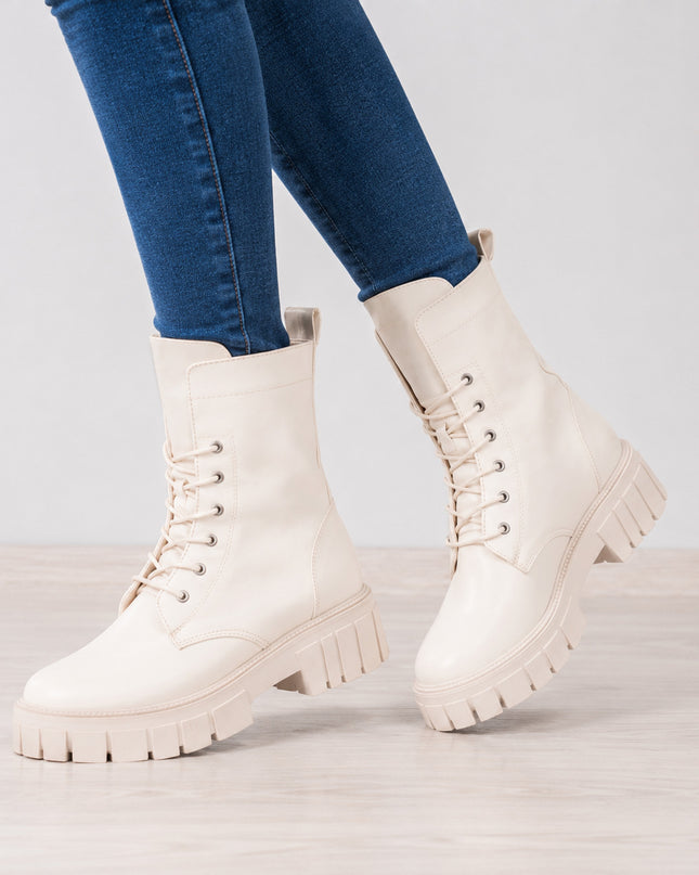 Botas Mujer Tavai  - Nude
