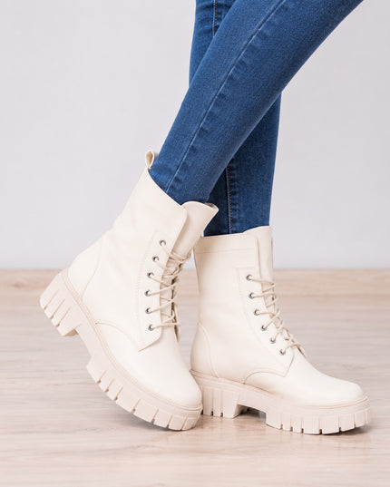 Botas Mujer Texana  - Nude